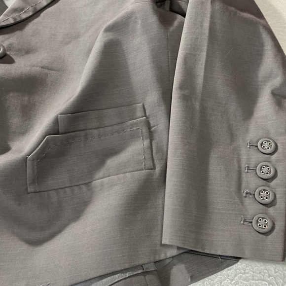 MEXX Women Solid Single Breasted Casual, Formal Blazer (Grey) Sz US 2 - Picture 12 of 16